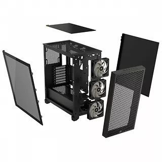 Corsair Obudowa 3000D Airflow RGB TG Mid-Tower Czarna