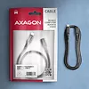 AXAGON BUCM32-CF05AB Kabel przedłużacz Gen2 USB-C - USB-C 0.5m, 5A, 20Gbps, PD 240W, oplot