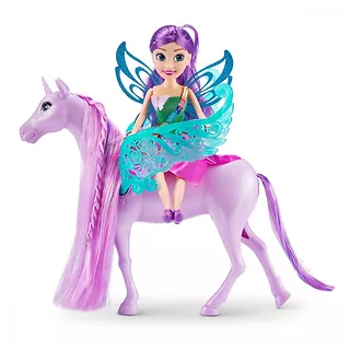 ZURU Sparkle Girlz Lalka Wróżka z koniem jednorożcem 10.5 cm zestaw