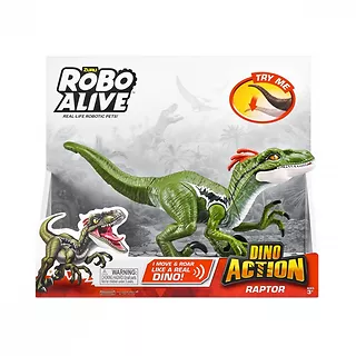 ZURU Robo Alive Figurka interaktywna Dino Action seria 1 Raptor