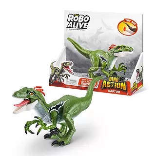 ZURU Robo Alive Figurka interaktywna Dino Action seria 1 Raptor