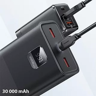 USAMS Powerbank 30000mAh PB68 PD + QC 3.0 Fast Charge