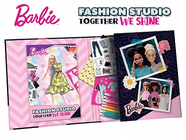 Lisciani Książeczka do projektowania kreacji Barbie