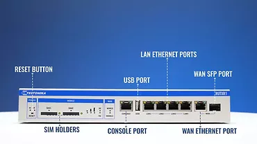 TELTONIKA router LTE RUTX09 (Cat 6), 4xGbE, GNSS, Ethernet