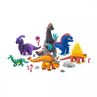 Tm Toys Hey Clay Masa Plastyczna Mega Dinos