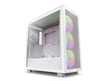 NZXT Obudowa H7 Flow RGB z oknem Biała