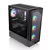 Thermaltake Obudowa - View 200 ARGB*3 Tempered Glass - Czarna