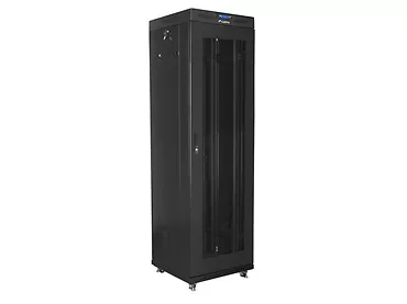 Lanberg Szafa stojąca rack 19 42U 600x600, czarna