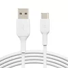 Belkin Kabel PVC USB-C do USB-A 15 cm biały