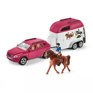 Schleich Zestaw figurek Samochód z przyczepą podstawowy Horse Club