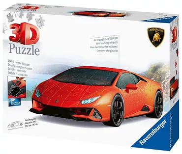 Ravensburger Polska Puzzle 108 elementów 3D Pojazdy Lamborghini Huracan Evo