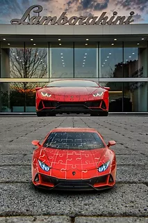 Ravensburger Polska Puzzle 108 elementów 3D Pojazdy Lamborghini Huracan Evo