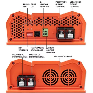 Qoltec Ładowarka Monolith DC-DC do akumulatorów LiFePO4 AGM 12V-12V |   20A | 250W