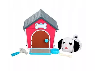 Cobi Maskotka Little Live Pets Piesek z domkiem Dalmatyńczyk