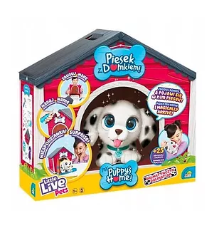 Cobi Maskotka Little Live Pets Piesek z domkiem Dalmatyńczyk