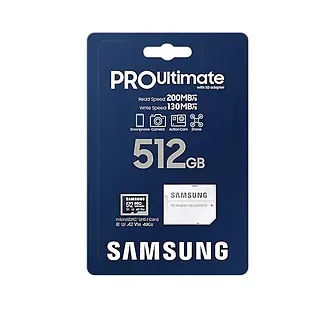 Samsung Karta pamięci microSD MB-MY512SA/WW Pro Ultimate 512GB + Adapter