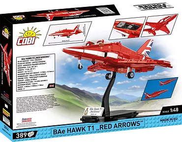 Cobi Klocki Klocki Armed Forces BAe Hawk T1 Red Arrows 389 klocków