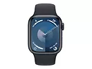 Apple Watch Series 9 GPS 41mm Midnight Aluminium Case with Midnight Sport Band - S/M