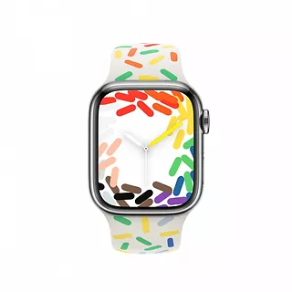 Apple Pasek sportowy Pride Edition do koperty 41 mm - rozmiar M/L