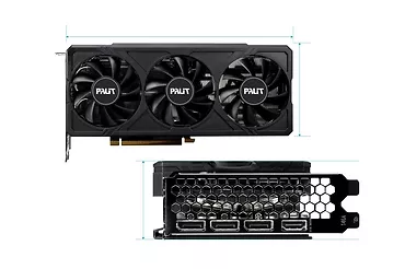 Palit Karta graficzna GeForce RTX 4060 Ti Jetstream 16GB GDDR6 128bit 3DP