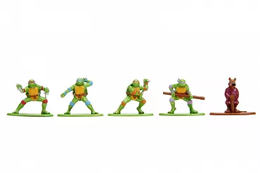 JADA TOYS Figurki metalowe Turtles Wojownicze Żółwie Ninja 18-pak