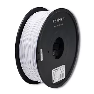 Qoltec Profesjonalny filament do druku 3D | ABS PRO | 1.75mm | 1kg | Biały