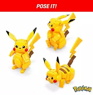 Mega Bloks Zestaw konstrukcyjny MEGA Construx Pokemon Pikachu 806 elementów