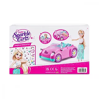 ZURU Sparkle Girlz Zestaw z lalką 10.5 cala Różowy Kabriolet