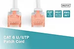 Digitus Patch cord U/UTP kat.6 PVC 10m szary