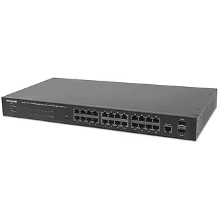 Przełącznik  Intellinet Gigabit 24x 10/100/1000 RJ45 POE+ 2x SFP MANAGED