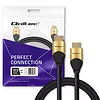 Qoltec Kabel HDMI v2.1 Ultra High Speed 8K | 60Hz | 28AWG | 3m Złoty