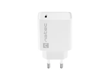 Natec Ładowarka sieciowa Ribera 1x USB-C 20W Biała