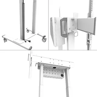 Neomounts Stojak podłogowy mobilny FL55-875WH1