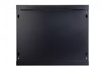 Digitus Szafa sieciowa wisząca 19" 9U rack 600x600, drzwi szyba, niedzielona, niezłożona, Czarna