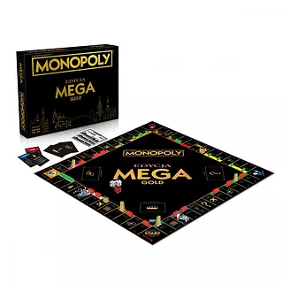 Winning Moves Gra Monopoly Mega Gold