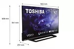 Toshiba Telewizor LED 43 cale  43LV3E63DG