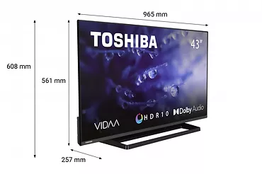 Toshiba Telewizor LED 43 cale  43LV3E63DG