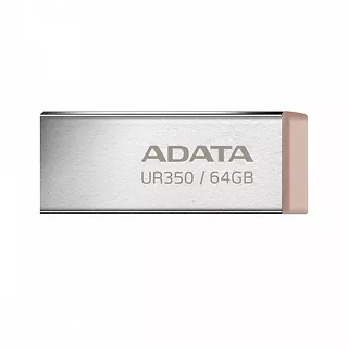 Adata Pendrive UR350 64GB USB3.2 Gen2 Metal brązowy