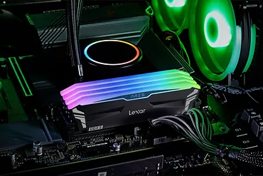 Lexar Pamięć DDR5 ARES RGB Gaming 32GB(2*16GB)/6800 czarna