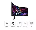 Samsung Monitor 57 cali LS57CG952NUXEN VA 7680x2160 DUHD 32:9 3xHDMI 1xDP 2xUSB 3.0 1ms(GTG) zakrzywiony HAS 240Hz Gaming 2 lata d2d