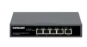 Intellinet Przełącznik Gigabit 5x PoE Passthrough zasilany PoE lub ACz, 95W