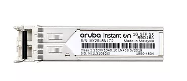 Hewlett Packard Enterprise Moduł Aruba IOn 1G SFP LC SX 500m MMF XCVR R9D16A