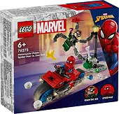 LEGO Klocki Super Heroes 76275 Pościg na motocyklu: Spider-Man vs. Doc Ock