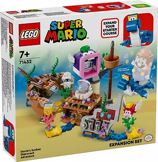 LEGO Klocki Super Mario 71432 Przygoda Dorriego we wraku - zestaw rozszerzający