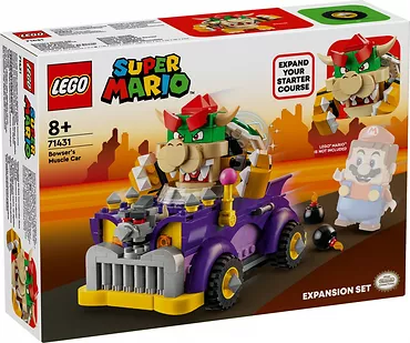 LEGO Klocki Super Mario 71431 Muscle car Bowsera - zestaw rozszerzający