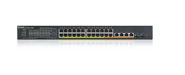 Zyxel Przełącznik XMG1930-30HP, 24-port 2.5GbE Smart Managed Layer                2 PoE 700W 22xPoE+/8xPoE++ Switch with 4 10GbE and 2 SFP+ Uplink