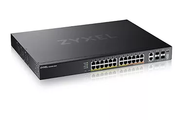 Zyxel Punkt dostępu L3 24 porty PoE,10GbE RJ-45, 4 porty                      10GbE SFP+ XGS2220-30HP-EU0101F