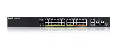 Zyxel Punkt dostępu L3 24 porty PoE,10GbE RJ-45, 4 porty                      10GbE SFP+ XGS2220-30HP-EU0101F