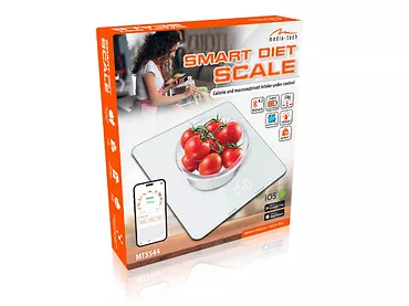 Waga kuchenna SMART DIET SCALE Media-Tech MT5544 Wyświetlacz LCD