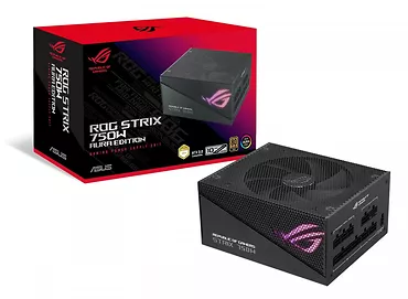 Asus Zasilacz Rog Strix 750W 80+ Gold Aura ATX 3.0 czarny